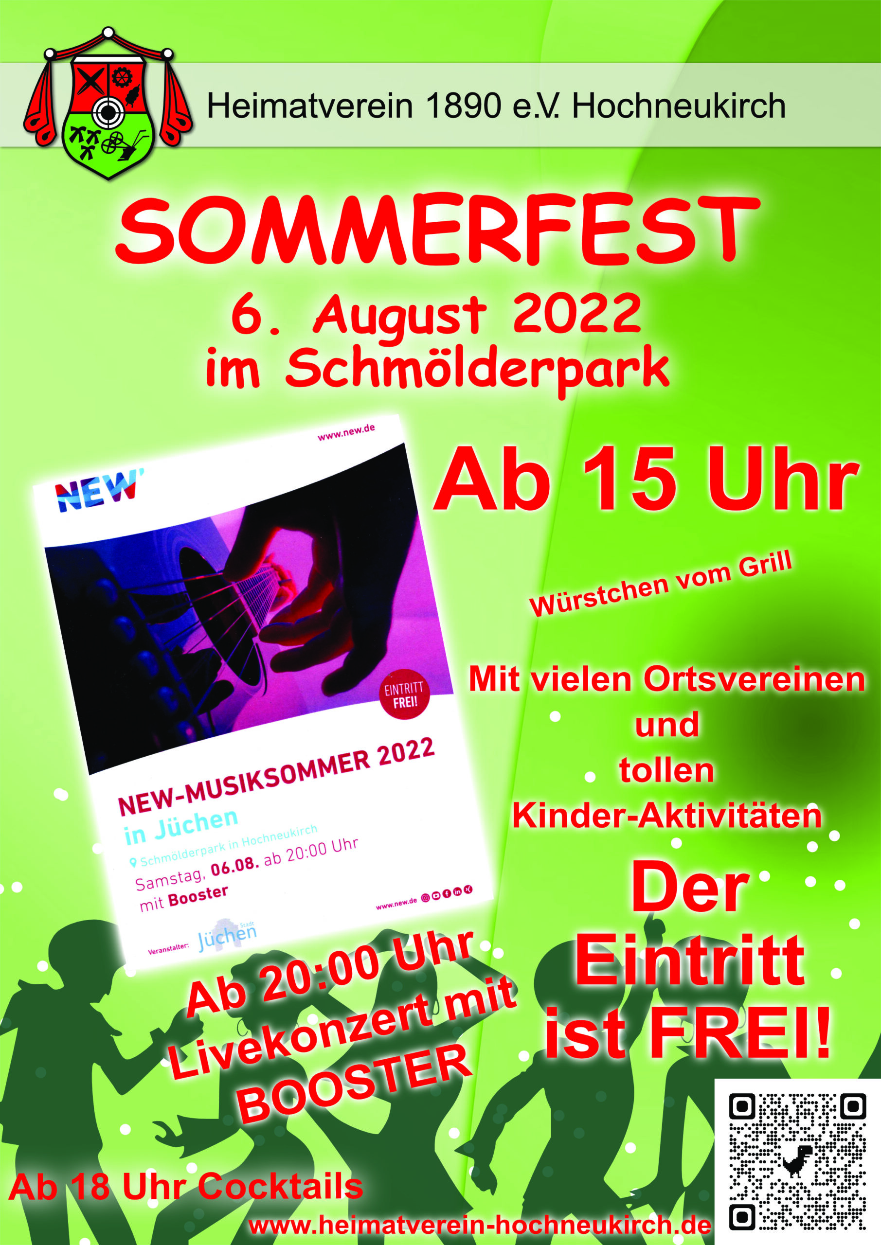 Sommerfest & NEW Musiksommer im Schmölderpark Hochneukirch